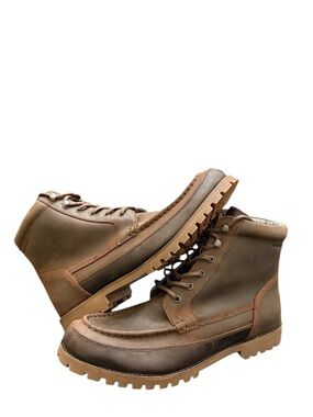 WOLVERINE - BROWN ALL LEATHER “PRAIRIE” GAINOR BOOTS